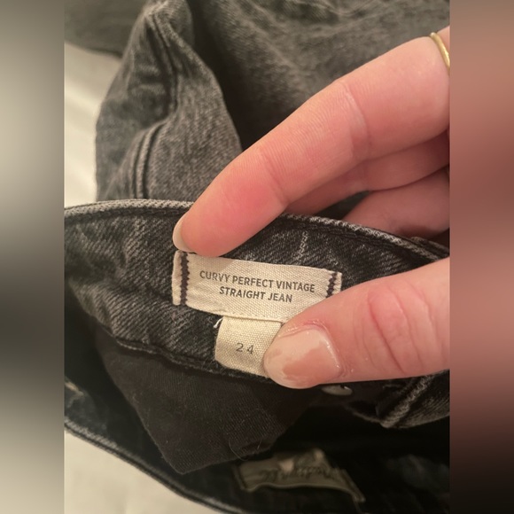 MADEWELL CURVY PVJ STRAIGHT IN LUNAR WASH - Picture 4 of 5